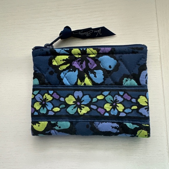 Vera Bradley coin purse Indigo Pop EUC - Picture 1 of 2